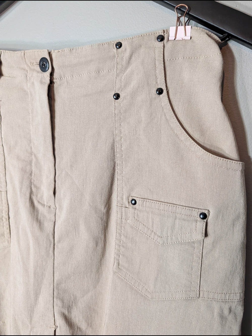 jamie sadock Beige Utility Pocket Skirt - Picture 4 of 7